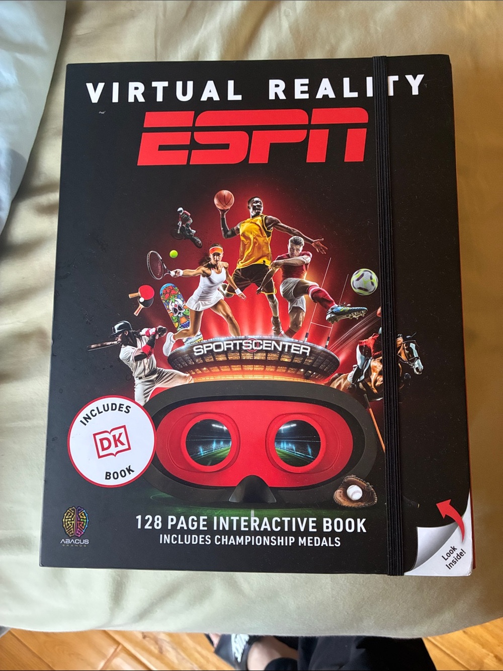 ESPN Virtual Reality Interactive Book - Black & Red VR Cover